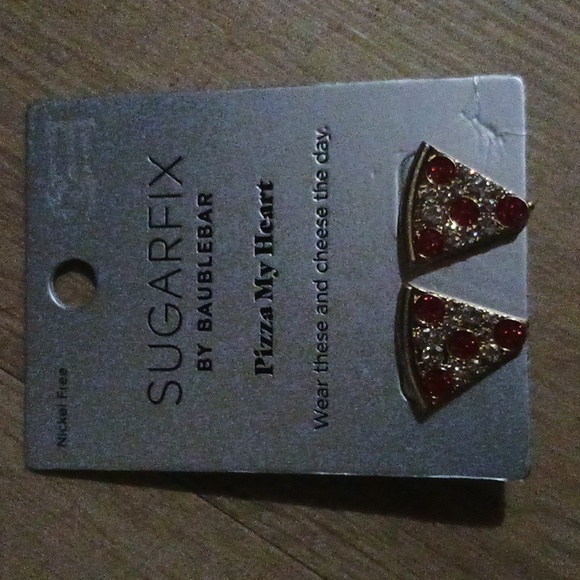 Piźza Ear Rings Pierce - Picture 5 of 7